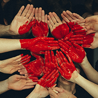 hands that join to form a heart.
