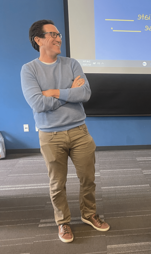 Mark Manasse In Front Of Class